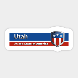 Utah - United State of America Sticker